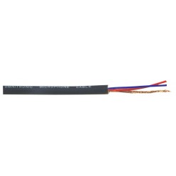 OMNITRONIC Microphone cable 2x0.22 100m bk + plugs